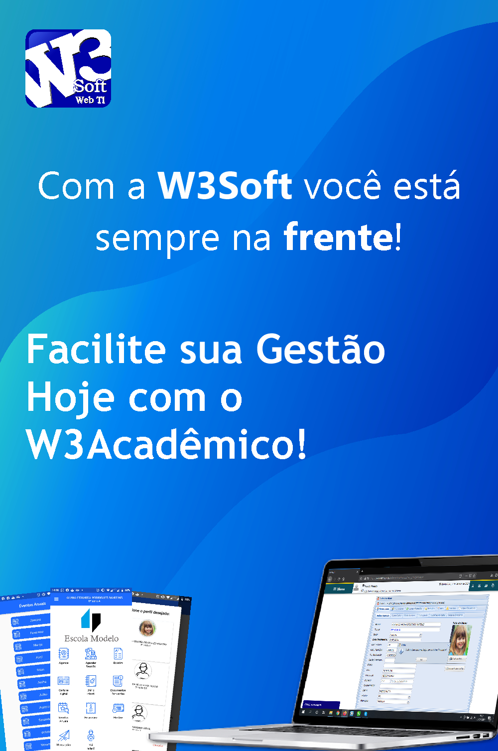 Apresentação sistema de gestão (SGE) W3Acadêmico